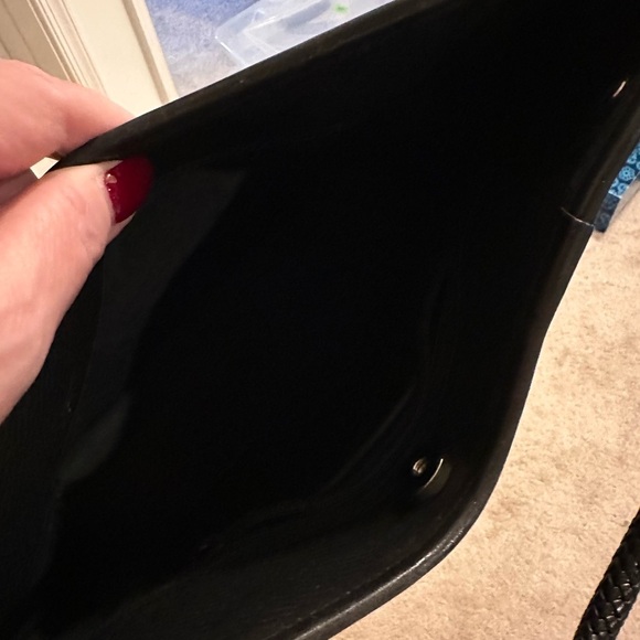 Brighton 🖤 Black Leather Shoulder Bag - Picture 5 of 8